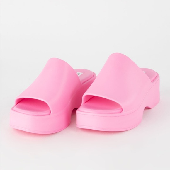 Steve Madden Women's Slinky-J Slip-On Platorm Wedge Sandals S-249 Sz 8 - Picture 2 of 9